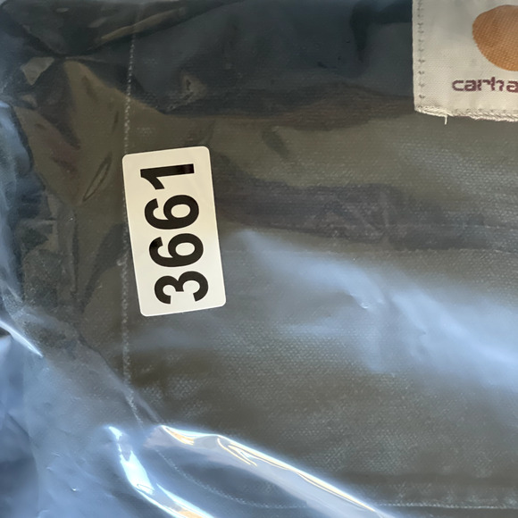 VTG Carhartt Double Knee Pants Mens 36x30 Black Duck Canvas Workwear Faded Black - Picture 16 of 16